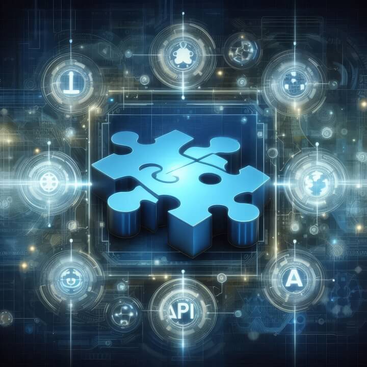 puzzle with word block